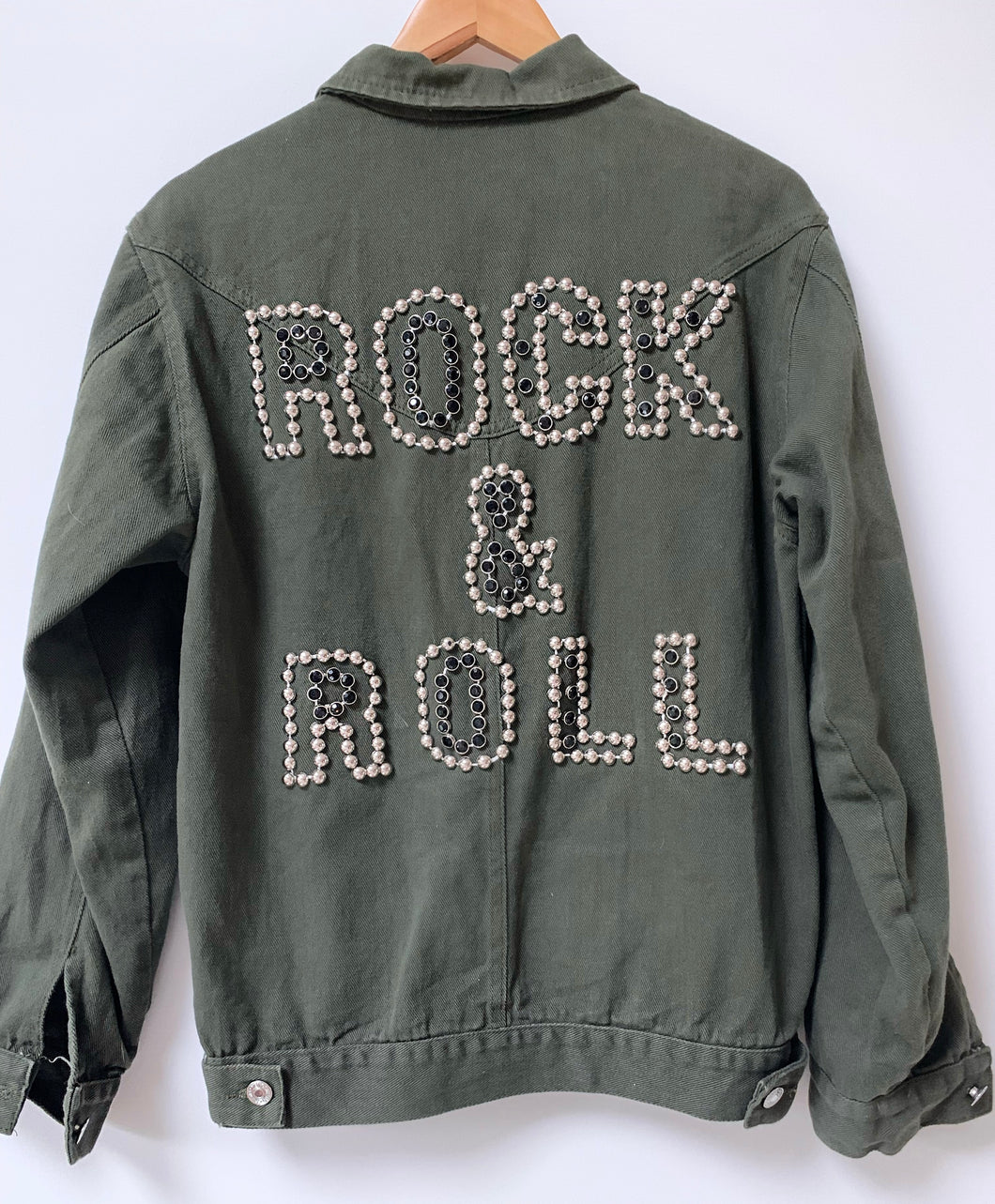 Preloved & Vintage - Rock & Roll Khaki Jacket
