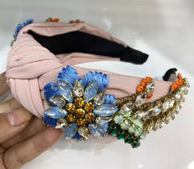 Load image into Gallery viewer, Jewelled Floral Headband - 5 colours