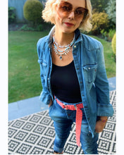 Load image into Gallery viewer, Woven Long Belt - Pink