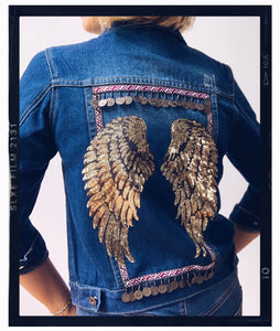 Rose Mae Reworked - BOHO LOVE Denim Jacket