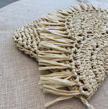Load image into Gallery viewer, Stay Woven Clutch/Cross Body Bag - Light Natural