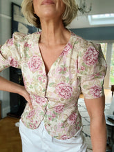 Load image into Gallery viewer, Preloved &amp; Vintage - vintage Laura Ashley floral cotton lawn Blouse