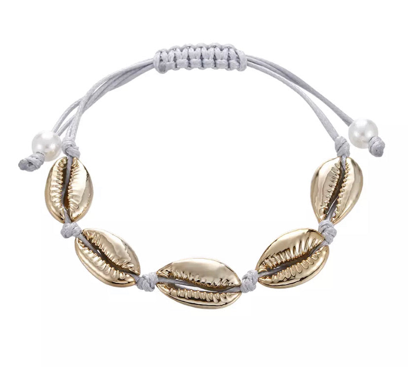 Cowrie Shell Bracelets Gold/Silver/Natural