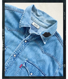 Rose Mae Reworked - SHOW SOME LOVE Denim Shacket