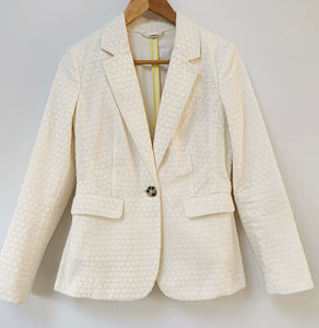 Preloved & Vintage - Embroidered Cotton Jacket Off White/Cream