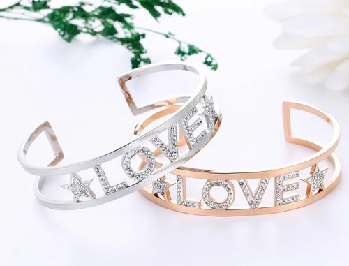 LOVE Bracelet - Silver & Gold