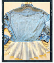 Load image into Gallery viewer, Rose Mae Reworked - FOR THE FRILLS Shacket