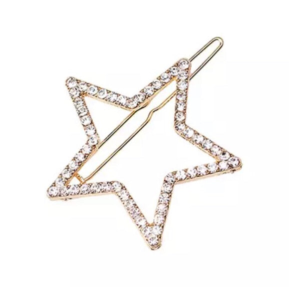 Sparkle Star Hair Clip with Diamante