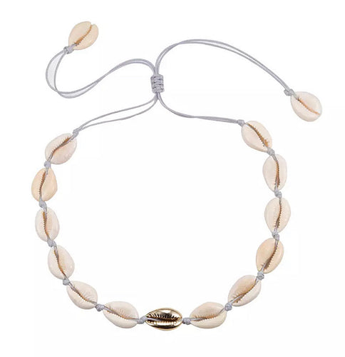 Cowrie Shell Necklace - Gold