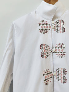 Preloved & Vintage - Italian Vintage Embroidered Blouse