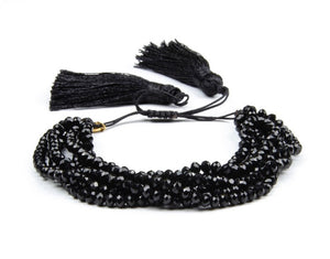 Beaded Jet Bracelet - Black