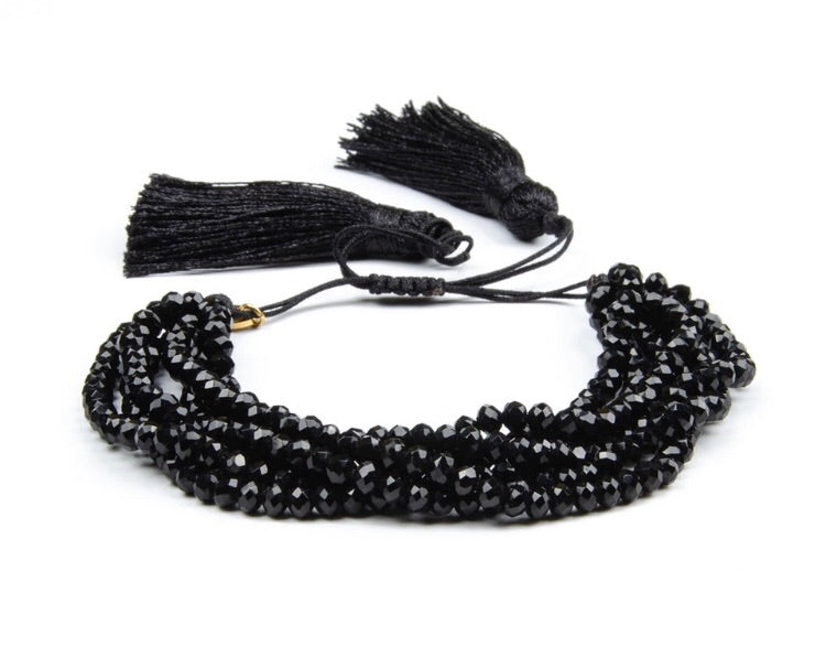 Beaded Jet Bracelet - Black