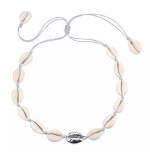 Load image into Gallery viewer, Cowrie Shell Necklace - Silver