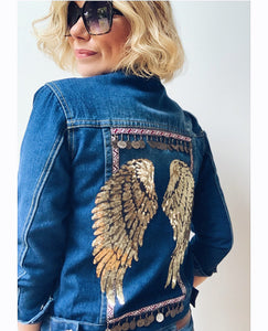 Rose Mae Reworked - BOHO LOVE Denim Jacket