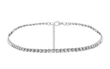 Load image into Gallery viewer, Rhinestone Choker - Silver