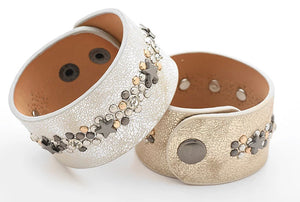 Silver Metal Star Cuff