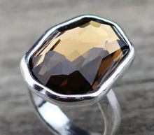 Load image into Gallery viewer, Irregular Stone Ring - Coffee