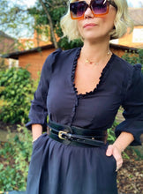 Load image into Gallery viewer, Wide Waist Belt - Black