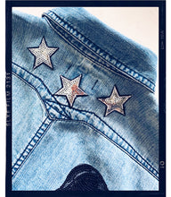 Load image into Gallery viewer, Rose Mae Reworked - DARK ANGEL Denim Shacket