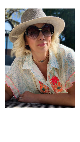 Round Retro Sunglasses - Smoke