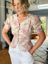 Load image into Gallery viewer, Preloved &amp; Vintage - vintage Laura Ashley floral cotton lawn Blouse