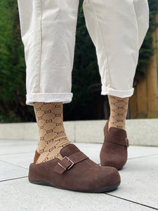 Link Socks - Light Beige & Caramel available