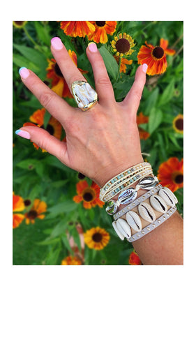 Gemstone Wrap Bracelet