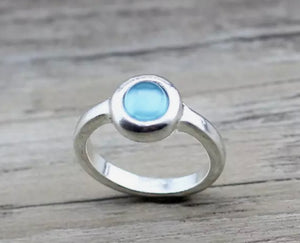 Turquoise/Silver/Leather Bracelet