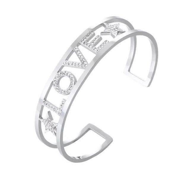 LOVE Bracelet - Silver & Gold