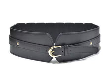 Load image into Gallery viewer, Wide Waist Belt - Black