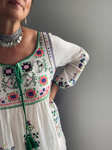 The Boho Embroidered Maxi Dress
