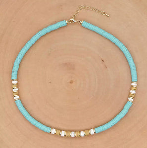 Ibiza Disc Necklace - various colours