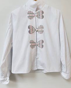 Preloved & Vintage - Italian Vintage Embroidered Blouse