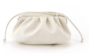 Woven Cloud Bag - Cream