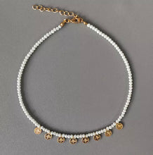 Load image into Gallery viewer, Mini Coin Necklace - Off White
