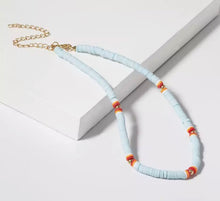 Load image into Gallery viewer, Disc Necklace - Pale Blue