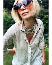 Load image into Gallery viewer, Oversized Retro Sunglasses - Brown/Orange