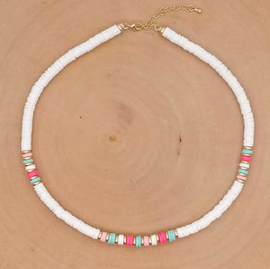 Ibiza Disc Necklace - various colours