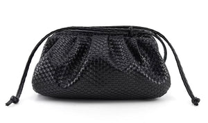 Woven Cloud Bag - Black