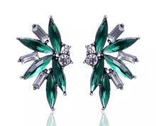 Load image into Gallery viewer, Crystal Earrings - Green