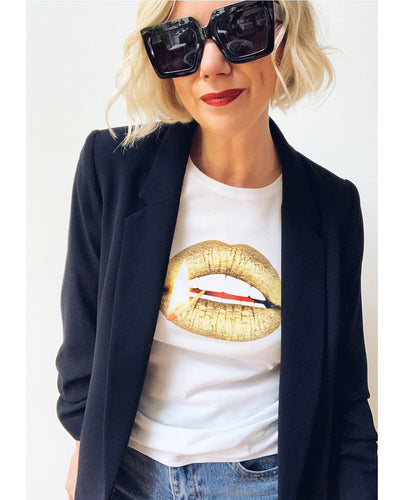 Oversized Retro Framed Sunglasses - Black