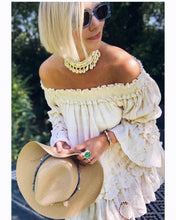 Load image into Gallery viewer, Shell Crochet Necklace - Off White