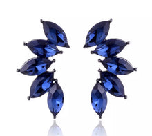 Load image into Gallery viewer, Crystal Earrings - Blue
