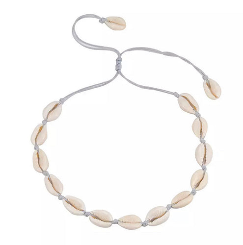 Cowrie Shell Necklace - Natural