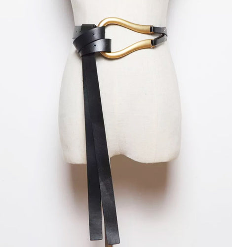 Double Up Belt - Black