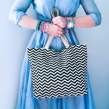 Load image into Gallery viewer, Tote Bag - Black/White (Was £22 Now £12)